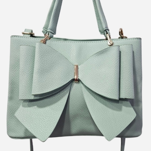 Crossi Handbags - Crossi Satchel with Bow Accent - NWT